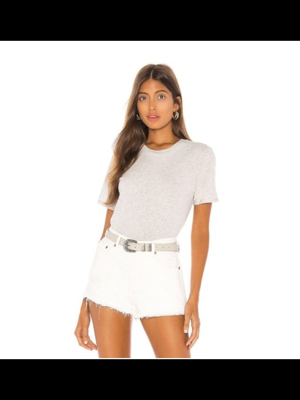Free People In My Tee Bodysuit Gray
